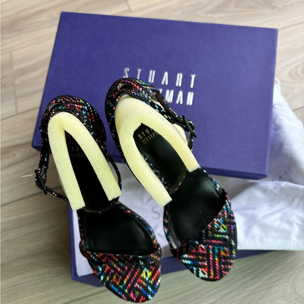 Stuart Weitzman Colorful Patterned Heels